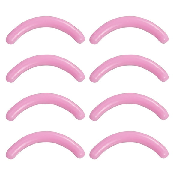 WORGEOUS Almohadillas de repuesto de 16 piezas para rizador de pestañas Los mejores cojines de goma de repuesto lavables para delineador de pestañas pestañas manchadas de pegamento (rosa)