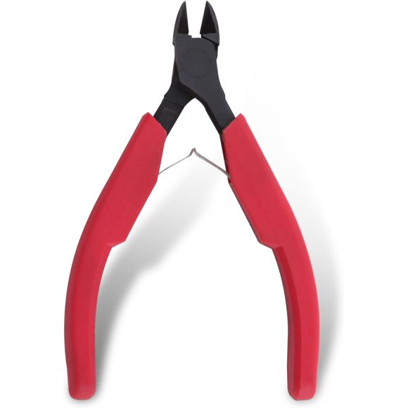 Coupe-fil Micro pour Électronique, Mini Coupe-Fils de Précision de 4 Pouces, Coupeurs Latéraux à Ressort, Petits Coupe-Fils, Coupe-Lien à Glissière, Coupe-Croustilles pour Modèle en Plastique dans les Zones Confinées