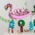thumbnail image 4 of WRITWAA 1 Set Flamingo Birthday Decorations Paper Pinata For Luau Hawaii Summer Theme Pink, 4 of 8