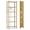 Gold, variant on 73.6 Inch Folding Bookshelf, 6 Tier Metal Bookcase and Bookshelves, Tall Shelves for Living Room Office Bedroom, Heavy Duty Book Shelve Free Standing Open (, 1PACK)