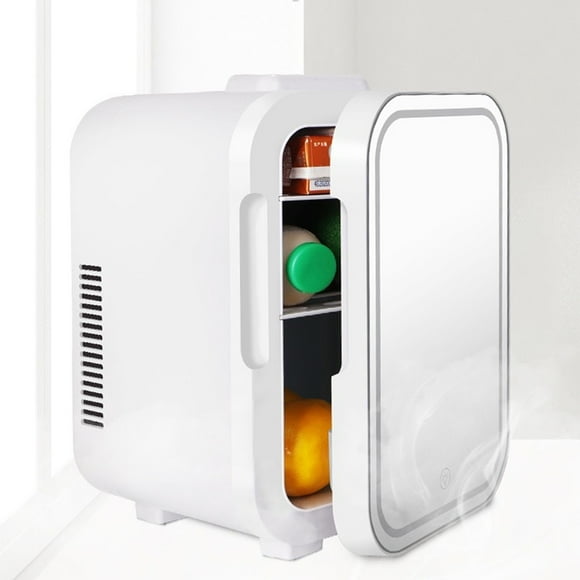 Mini Refrigerator Small Dormitory Fo Cosmetics Student 8L Fridge Drinks Fruit Compact Mini Fridge Cooler Fridge Refrigerated Led Car Fridge Home Mini Fridge Outdoor Refrigerators