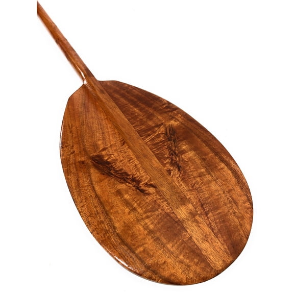Unique Premium Curly Outrigger Koa Paddles 60" Steersman Design | #koa3582a