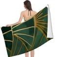 thumbnail image 2 of PHYHOO Vintage Golden Fan Microfiber Beach Towel for Adult Quick Dry Sand Free Lightweight Oversized Ultra Soft Skin-Friendly Swim Pool Travel Picnic Shower Bath Towel Blanket 30x60in, 2 of 8