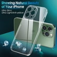 thumbnail image 2 of Crystal Clear Case for iPhone 13 Pro Max, [Not Yellowing] [Military Grade Drop Tested] Shockproof Protective Phone Case Soft Silicone Slim Cover with Camera Protection, 6.7 inch, Transparent, 2 of 17