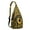 Black-6, variant on Boho Sunflower Sling Backpack – Rustic Country Floral Watercolor Daypack with Vintage Wildflower & Farmhouse Aesthetic, Lightweight Crossbody Bag for Women & Outdoor Lovers
