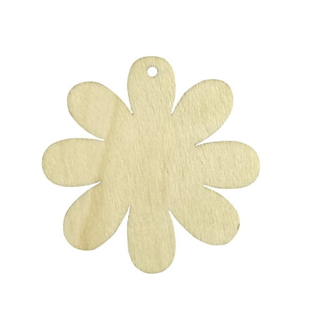 

Veki Wooden Easter DIY Wooden With Twines Rope 10 Small Pendants In A Pack Window Decorations Hanging