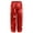 Red, variant on Aislor Girls Shiny Metallic Dance Pants Festival Party Pants Disco Loose Harem Trousers Silver 7-8
