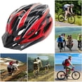thumbnail image 2 of Casco de bicicleta para adultos con luz USB recargable, casco de bicicleta para hombres y mujeres, cascos de ciclismo de carretera y de montaña con visera y forro extraíbles, 2 of 3