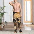 thumbnail image 2 of Fotbe Grim Coffee Skull Pantalones de Pijama para Hombre, Pantalones de Dormir, Pantalones de Casa con Cintura Ajustable y Bolsillos-X-Large, 2 of 6
