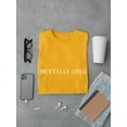 thumbnail image 3 of Mentally Gone Graphic Men Gold T-Shirt, Male x-Large, 3 of 4
