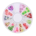 thumbnail image 2 of KIHOUT 1 Box Colour Steel Bead Round Nail Studs Nail Rhinestone Nail Art Decoration, 2 of 2