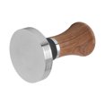 thumbnail image 3 of Coffee Tamper, Ergonomic Design Handle Walnut Stainless Steel  Tamping Effect Rustproof Coffee Powder Tamper  For Home 53mm/2.1in, 3 of 8