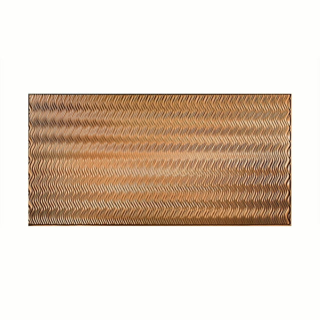 FASÄDE Easy Installation Current Polished Copper Wall Panel (4' x 8' Panel)
