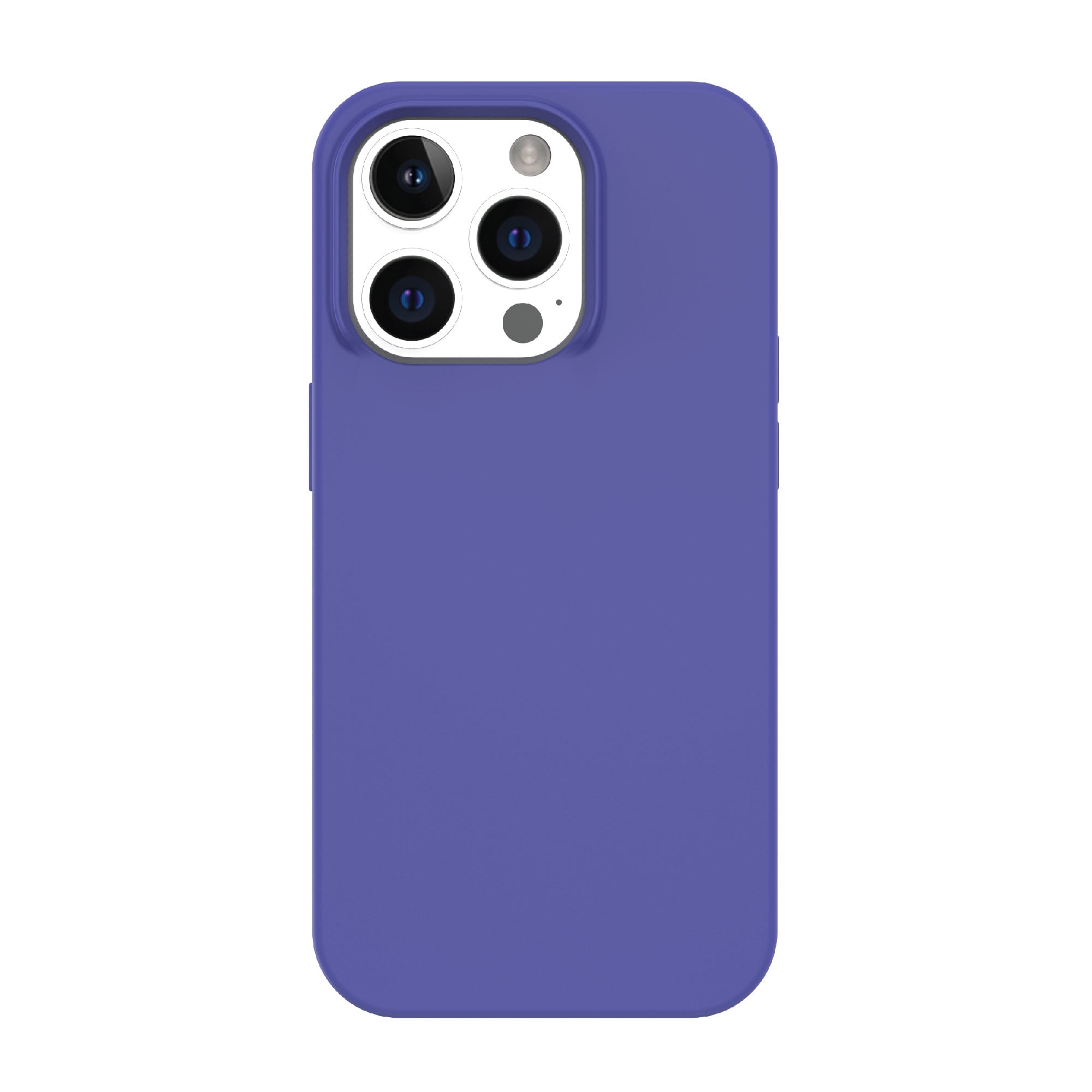 onn. MagSafe Compatible Silicone Phone Case for iPhone 14 Pro - Purple
