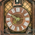 thumbnail image 4 of Tnarru Wooden Cuckoo Clock, Cuckoo Clock, Wall Clock, Children's Room Clock, Clockwork , Wooden 2, 4 of 8