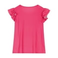 thumbnail image 4 of Mgmyaa Short Sleeve T-Shirt for Girls with Cute Flying Flutter Sleeves Summer 1/4 Sleeve Blouse Casual Ruffle Tee Tops, 4 of 8