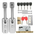 thumbnail image 5 of 1 Set Heavy Duty Security Door Lock With Single Cylinder Deadbolt Front Door Handle For Exterior Door, 5 of 7