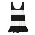thumbnail image 2 of Clearance Staron Womens Tank Tops Casual Soft Flowy Blouses Loose Fit Spring Summer Basic Trendy Round Neck Shirts Sleeveless Striped Tank Tops, 2 of 5