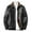 Black, variant on Leather Jacket for Men PU Lapel Zipper Solid Color Long Sleeve Winter Coat Jacket with Pockets Black 2XL