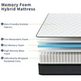 thumbnail image 6 of VFD 12 inch Twin Size Hybrid Mattress - Medium Firm, Memory Foam & Pocket Springs, Motion Isolation, Edge Support, Pressure Relief, Ships Compressed, 6 of 8
