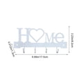 thumbnail image 3 of Apmemiss Clearance HOME Key Rack Wrought Iron Wall Shelving Unit Metal Decorative Hook Rack Entryway Coat Rack, 3 of 6