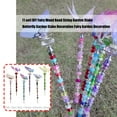 thumbnail image 2 of Beaded Garden Ornament Ground Stake Butterfly Fairies Wand Kits For Outdoor Decors, 2 of 8