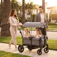 thumbnail image 3 of Evolur TrailBlazer Wagon Stroller, Gray, 3 of 12