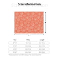 thumbnail image 5 of Yiaed The Marine Theme With Beautiful Corals Print Blanket Throw Blanket Soft Cozy Flannel Blanket for Home Bed Sofa Couch Chair-40"x30", 5 of 6