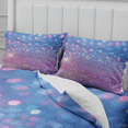 thumbnail image 4 of TeasBank Glitter Duvet Cover Set Full Size Blue and Purple Colorful Comforter Cover Sequin Wave Point Bedding Sets for Kids Teens Women 1 Quilt Cover with 2 Pillow Cases(No Comforter), 4 of 4