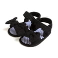 thumbnail image 1 of Faithtur Infant Girls Cute Flat Shoes, Anti-Slip Protective Patchwork Sandals, 1 of 7