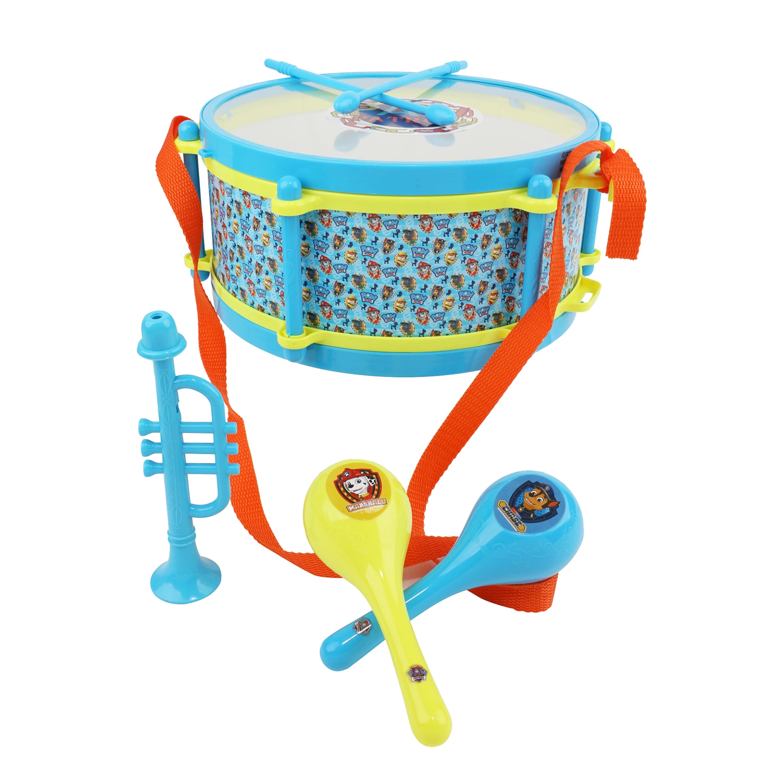 Paw Patrol Electronic Band Set Musical Instrument Toy Guitar Drum Tambourine NEW 