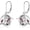 Baseball-2, variant on Wolf Earrings for Women 925 Sterling Silver Moon Wolf Dangle Earrings Animal Jewelry Gifts for Women