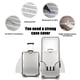 thumbnail image 5 of Funda protectora de PVC transparente para maletas con ruedas, universal, resistente al polvo, ideal para viajeros frecuentes y viajes aéreos. Aestivo | Transparente | AESTIVO, 5 of 7