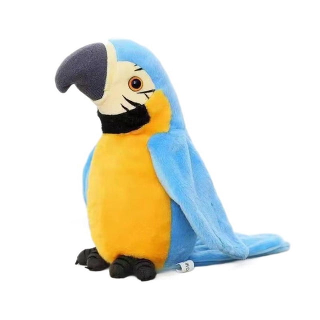 SharkTRUE Talking Parrot Toy Flaps Wings While Learning To Speak Repeats Words Like A Parrot Electric