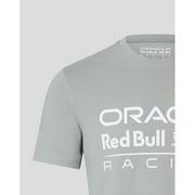 Red Bull Racing F1 Large Front Logo T-Shirt - Flame Scarlet/Grey/Night Sky/White