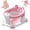 Pink, variant on Non-Slip Baby Bath Seat for Ages 6 Months, with Suction Cups & Soft Cushion