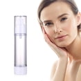 thumbnail image 2 of Travel Bottles & Containers Airless Pump Press Bottle Empty Plastic Vacuum Lotion Bottles Clear Containers Cosmetics Travel Size Dispenser, 1X Aliquot Bottle, 2 of 8