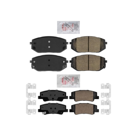 AmeriPro Front Rear Ceramic Disc Brake Pads For Hyundai Tucson 2022 2023 2024