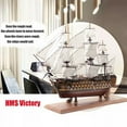 thumbnail image 3 of DIY Handmade Assembly Ship 21” Wooden Sailing 3D Victory Ship Boat Model Gift
 1PC, 3 of 8