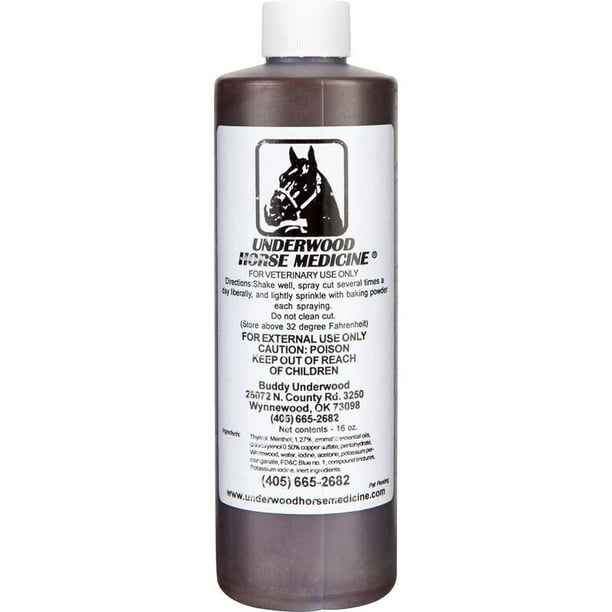 Underwood Horse Medicine Topical Wound Spray 16oz