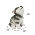thumbnail image 4 of Hi-Line Gift Ltd 87703-N Howling Alaskan Malamute Puppy Statue, 6.69-inch Height, 4 of 7