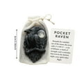 thumbnail image 3 of Pocket Raven Decorative Ornament, Acrylic Hand Polished Surface No Burrs No Odor, Suitable For Living Room Study Bedroom Foyer Desktop Decoration And Gift For Life Enthusiasts, 3 of 5