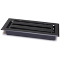 thumbnail image 3 of Housse de Ventilation en Acier 4"x10 Pouces Tout Métal Moderne pour Plancher par Caststo, Couleur Noire Modèle - SM Express, 3 of 6
