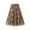 Z30-Khaki, variant on Beach Skirts for Women Column Polka Dot Comfort Coverage Women's Flowy Handkerchief Hemline Midi Skirt