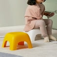thumbnail image 3 of Toilet Stool 2pcs Plastic Toilet Stepping Stool Potty Stool Squat Bathroom Poop Stool Nonslip Step Stool Bedside Rest Stools For Kitchen Bathroom White Yellow, 3 of 8
