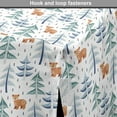 thumbnail image 4 of Rustic Dog Crate Cover, Forest Cartoon Repetitive Bears Minimalistic Folk Art, Easy to Use Pet Kennel Cover Small Dogs Puppies Kittens, 7 Sizes, Grey Teal Pale Brown, by Ambesonne, 4 of 6