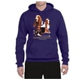 thumbnail image 2 of If It's Not a Bassett Hound Its Just a Dog Gift | Mens Dog Lover Hooded Sweatshirt Graphic Hoodie, Purple, 3XL, 2 of 3