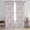 Purple, variant on Anna Sheer Metallic Floral Rod Pocket Waterfall Valance, Grey, 48x37 Inches