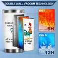 thumbnail image 6 of Chicken Gifts for Chicken Lovers Women Men Funny Roaster Chicken Themed Gift Ideas Girls for Friends 20 oz Stainless Steel Coffee Tumbler Cup Birthday Gifts for Mothers Day Christmas, Chick, 6 of 6