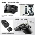 thumbnail image 6 of Ulanzi PK-08|PK-11 Pocket 3 Mini Tripod Kit Built for DJI Osmo Pocket 3 for Travel Vlog Video Recording, 6 of 11